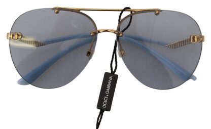 Dolce & Gabbana - Chic Pilot Azure Lens Sunglasses