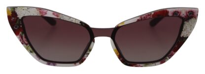 Dolce & Gabbana - Multicolor Cat Eye Floral Sunglasses