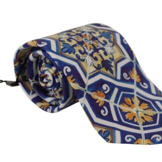 Dolce & Gabbana - Multicolor Majolica Silk Tie