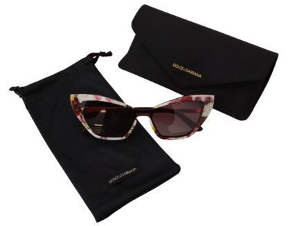 Dolce & Gabbana - Multicolor Cat Eye Floral Sunglasses