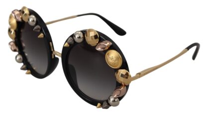 Dolce & Gabbana - Elegant Round Embellished Sunglasses