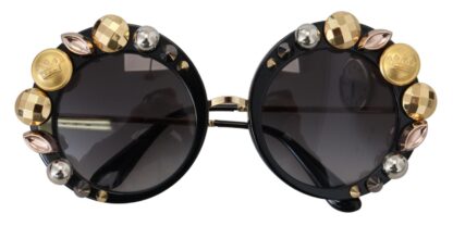 Dolce & Gabbana - Elegant Round Embellished Sunglasses