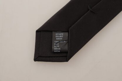 Dolce & Gabbana - Elegant Silk Black Tie for Sophisticated Style