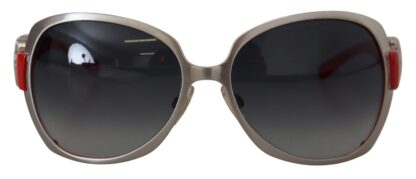 Dolce & Gabbana - Elegance Redefined Silver Round Sunglasses