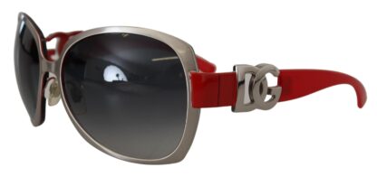 Dolce & Gabbana - Elegance Redefined Silver Round Sunglasses