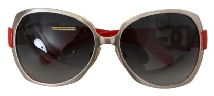 Dolce & Gabbana - Elegance Redefined Silver Round Sunglasses