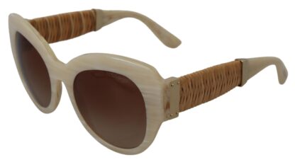 Dolce & Gabbana - Chic Beige Acetate Sunglasses for Women