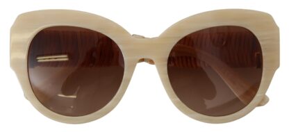 Dolce & Gabbana - Chic Beige Acetate Sunglasses for Women