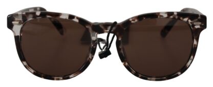 Dolce & Gabbana - Elegant Round Acetate Sunglasses