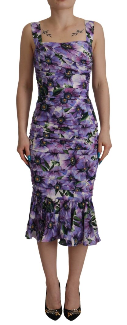 Dolce & Gabbana - Floral Elegance Midi Sheath Dress