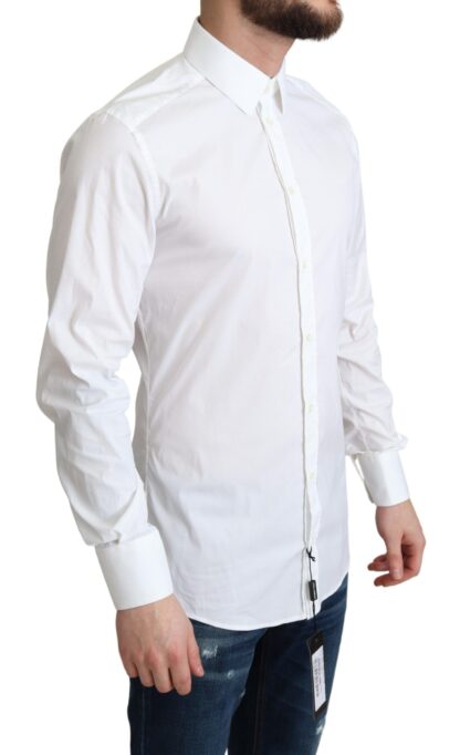 Dolce & Gabbana - Elegant Slim Fit White Dress Shirt