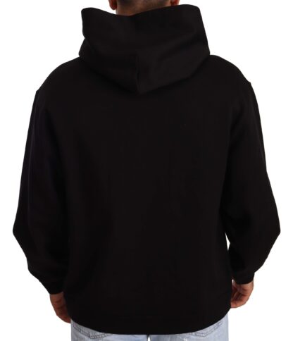 Dolce & Gabbana - Elegant Black Hooded Pullover Sweater