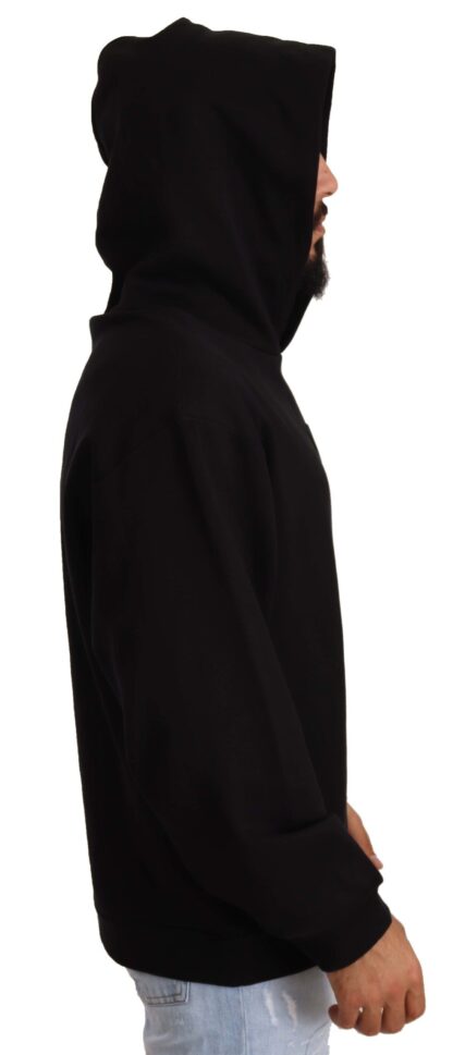 Dolce & Gabbana - Elegant Black Hooded Pullover Sweater