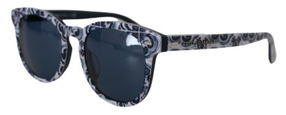 Dolce & Gabbana - Majolica Blue Round Sunglasses for Women