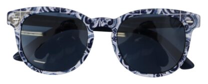 Dolce & Gabbana - Majolica Blue Round Sunglasses for Women