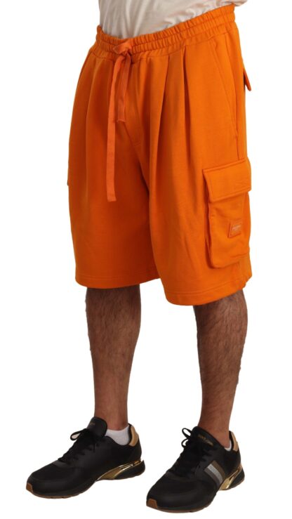 Dolce & Gabbana - Elegant Tangerine Cargo Shorts