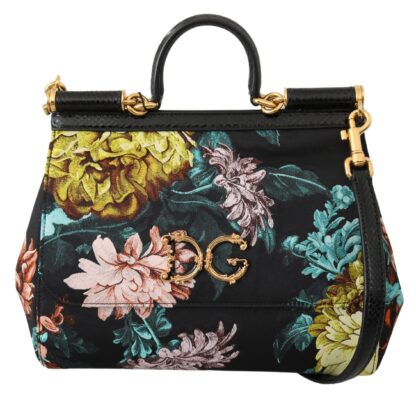 Dolce & Gabbana - Elegant Floral Sicily Shoulder Bag