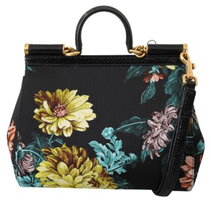 Dolce & Gabbana - Elegant Floral Sicily Shoulder Bag