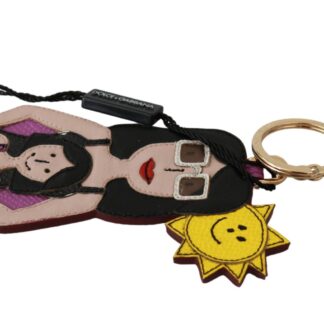 Dolce & Gabbana - Stunning Multi-Tone Leather Keychain