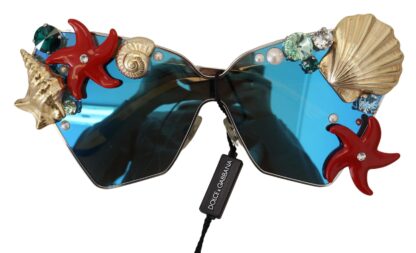 Dolce & Gabbana - Chic Geometric Shell Sunglasses