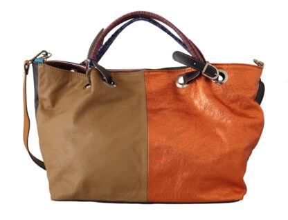 EBARRITO - Multicolor Leather Shoulder Tote - Chic & Spacious