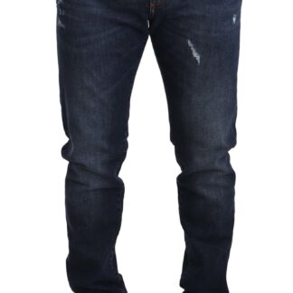 Dolce & Gabbana - Elegant Slim Fit Gray Washed Jeans