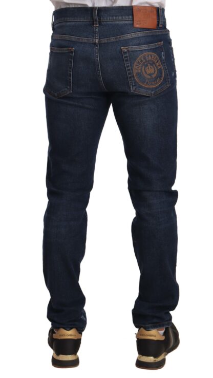 Dolce & Gabbana - Chic Slim Fit Stretch Cotton Jeans