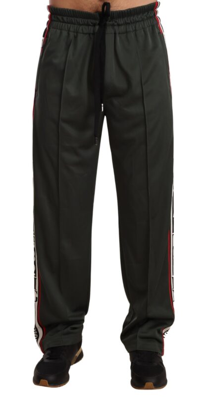 Dolce & Gabbana - Elegant Green DG Love Sweatpants