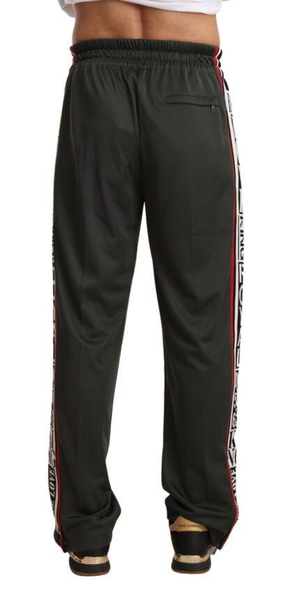 Dolce & Gabbana - Elegant Green DG Love Sweatpants