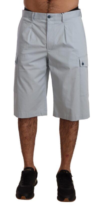 Dolce & Gabbana - Elegant Light Blue Cargo Shorts