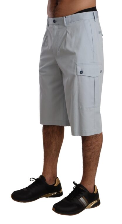 Dolce & Gabbana - Elegant Light Blue Cargo Shorts