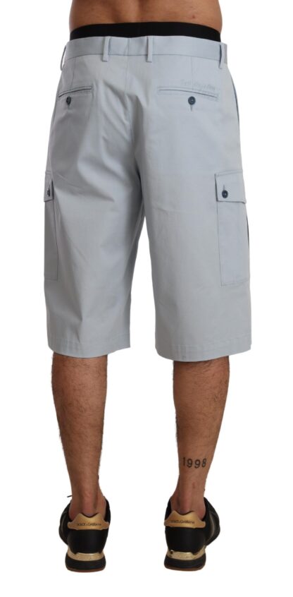 Dolce & Gabbana - Elegant Light Blue Cargo Shorts