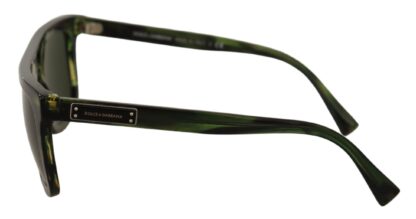 Dolce & Gabbana - Elegant Green Acetate Men's Sunglasses