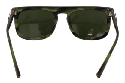 Dolce & Gabbana - Elegant Green Acetate Men's Sunglasses