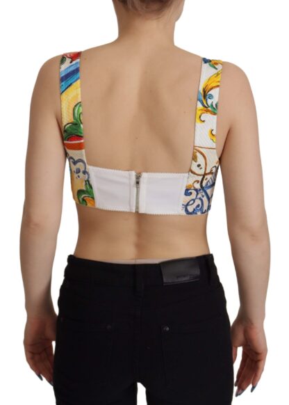 Dolce & Gabbana - Elegant Sleeveless Corset Crop Top