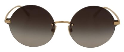 Dolce & Gabbana - Elegant Gold-Tinted Italian Sunglasses