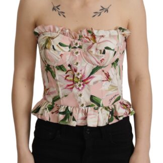 Dolce & Gabbana - Elegant Silk Blend Lace Trim Camisole