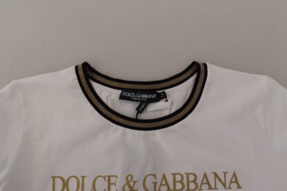 Dolce & Gabbana - Multicolor DG Print Round Neck Tee