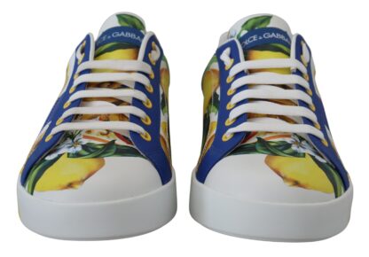 Dolce & Gabbana - Elegant Multicolor Leather Low Top Sneakers