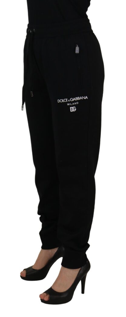 Dolce & Gabbana - Elegant Tapered Lace-Up Mid Waist Pants