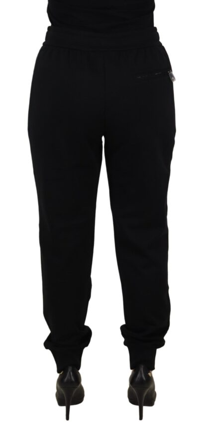 Dolce & Gabbana - Elegant Tapered Lace-Up Mid Waist Pants