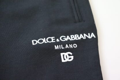 Dolce & Gabbana - Elegant Tapered Lace-Up Mid Waist Pants