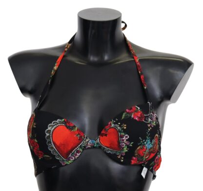 Dolce & Gabbana - Chic Heart Print Bikini Top - Summer Ready