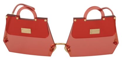 Dolce & Gabbana - Chic Red Hand-Bag Frame Sunglasses