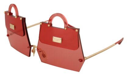 Dolce & Gabbana - Chic Red Hand-Bag Frame Sunglasses