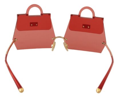 Dolce & Gabbana - Chic Red Hand-Bag Frame Sunglasses