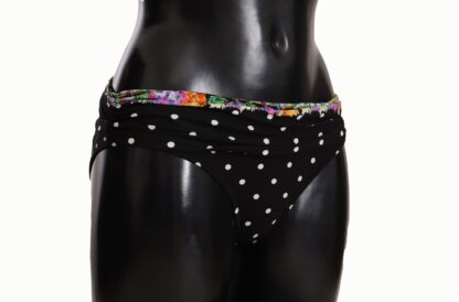 Dolce & Gabbana - Chic Polka Dot Bikini Bottom - Poolside Glamour