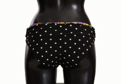 Dolce & Gabbana - Chic Polka Dot Bikini Bottom - Poolside Glamour