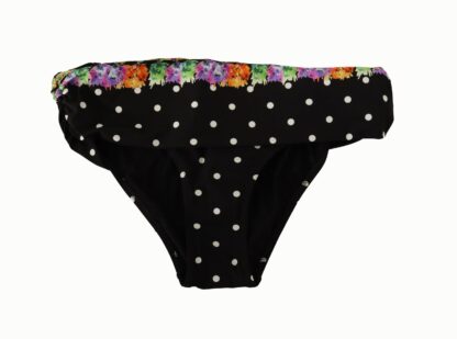 Dolce & Gabbana - Chic Polka Dot Bikini Bottom - Poolside Glamour