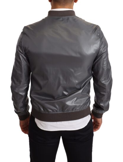 Dolce & Gabbana - Elegant Gray Bomber Jacket for Men